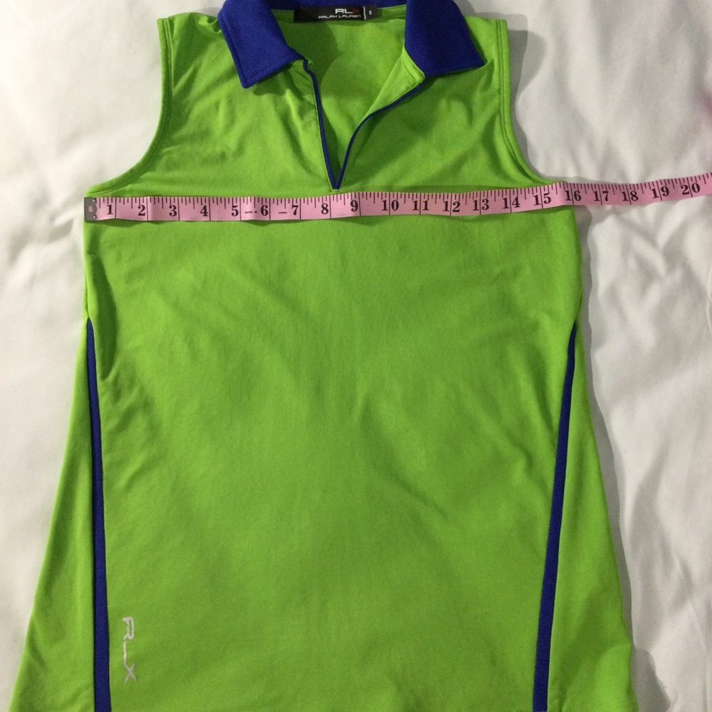 RLX Ralph Lauren Golf Collar Sleeveless Tank Polo - Picture 11 of 12